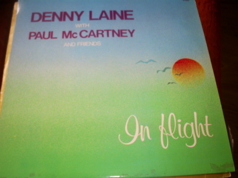 DENNY LAINE with PAUL McCARTNEY IN FIGHT