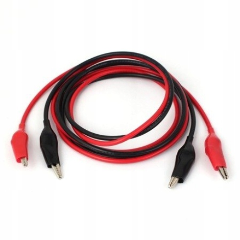 Przedłużacz z krokodylkami grube przewody 20AWG