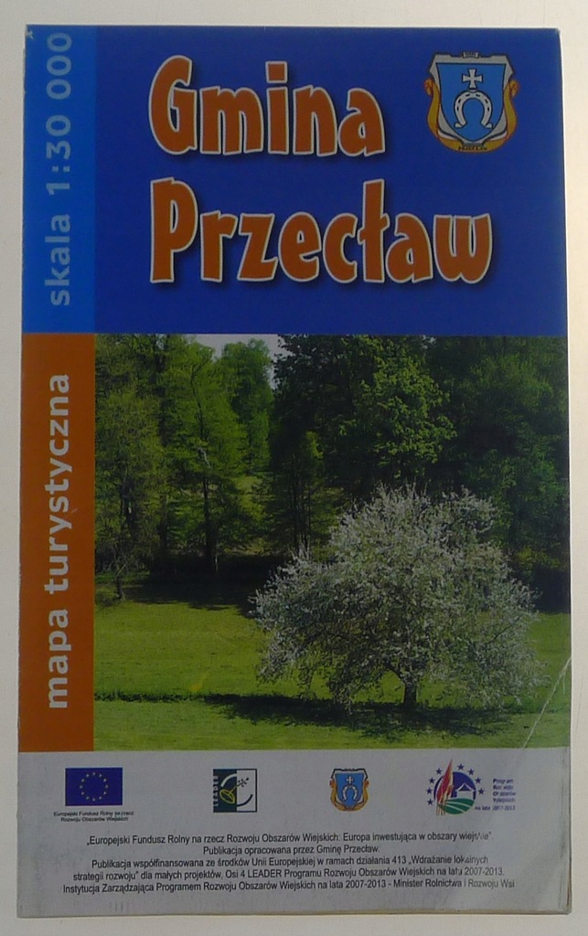 Gmina Przecław mapa turystyczna skala 1:30000