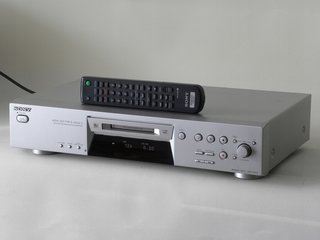 SONY MDSJE470 odtwarzacz MD(minidisc) LP2/LP4 8221678933