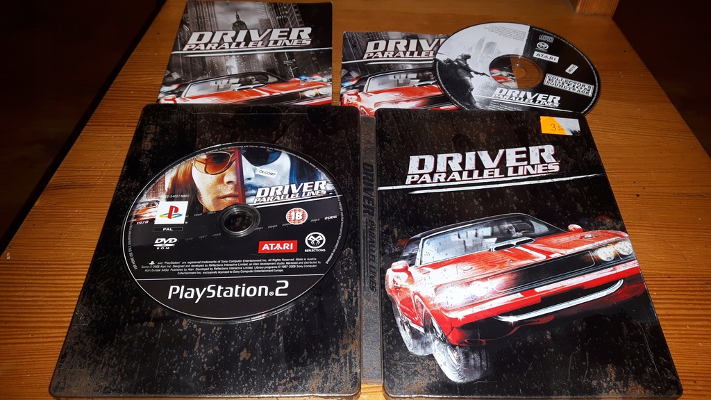 DRIVER PARALLEL LINES METAL BOX GRA NA PS2 8863522543