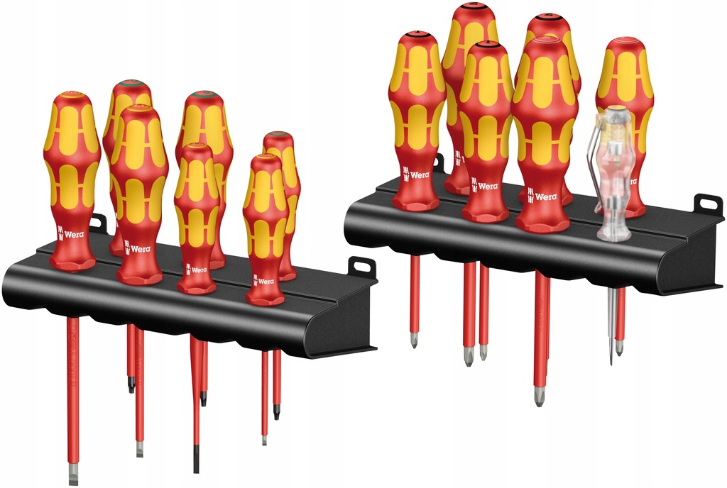 WERA Zestaw wkrętaków 14 szt. (PH+PZ+TORX), 2 wieszaki; Kraftform Big Pack