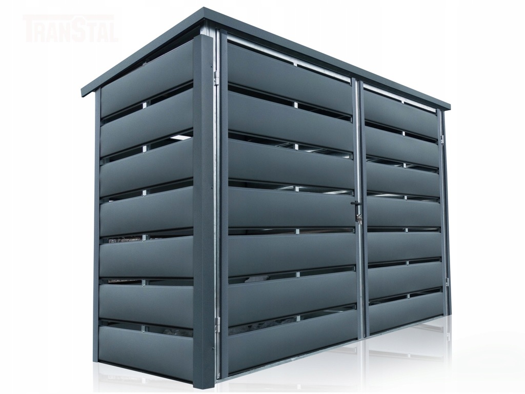 Wiata śmietnikowa 2x1m wiata na śmietniki