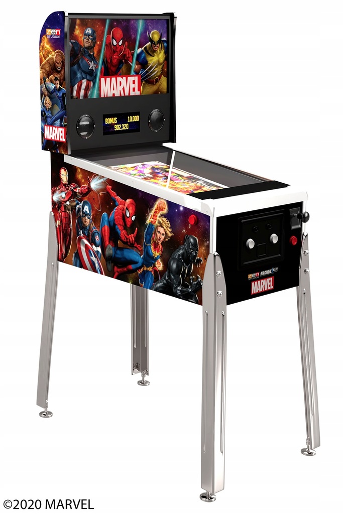 Marvel Pinball Arcade1Up 10 w 1