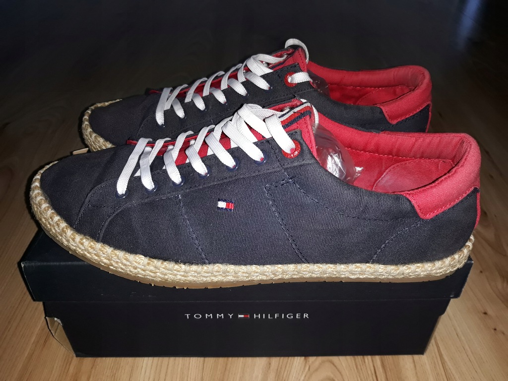 Buty męskie trampki 43 Tommy Hilfiger Espadryle