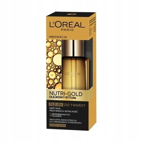 Loreal NutriGold Olejek do twarzy Olejowy Rytuał 3
