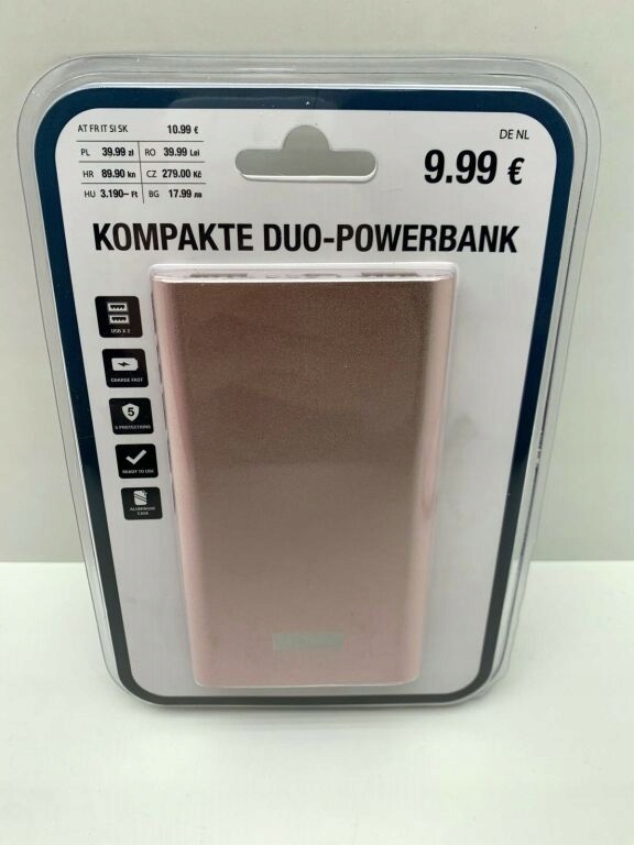 POWERBANK HOME&POWER 5000MAH RÓŻOWY