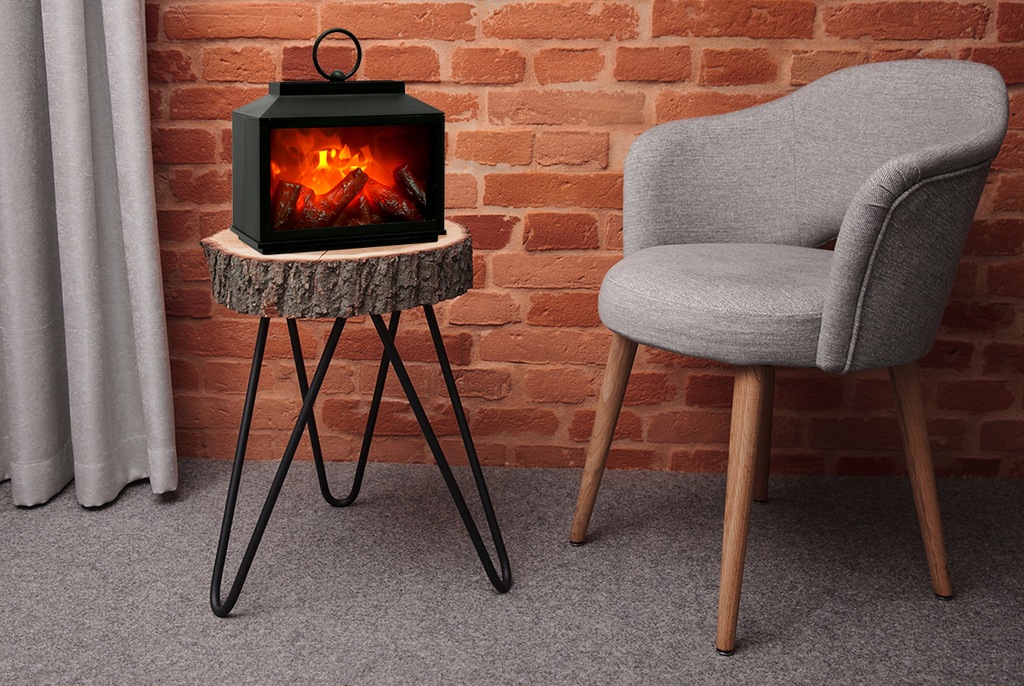 KOMINEK LAMPION LED IMITACJA OGNIA NA BATERIE 20cm - 8337108959