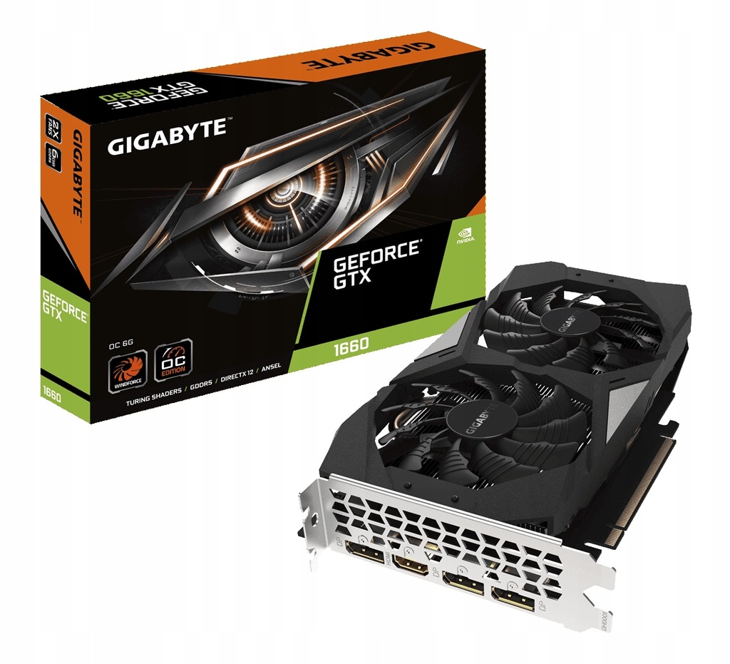 Купить Видеокарта GIGABYTE GeForce GTX 1660 OC: отзывы, фото, характеристики в интерне-магазине Aredi.ru