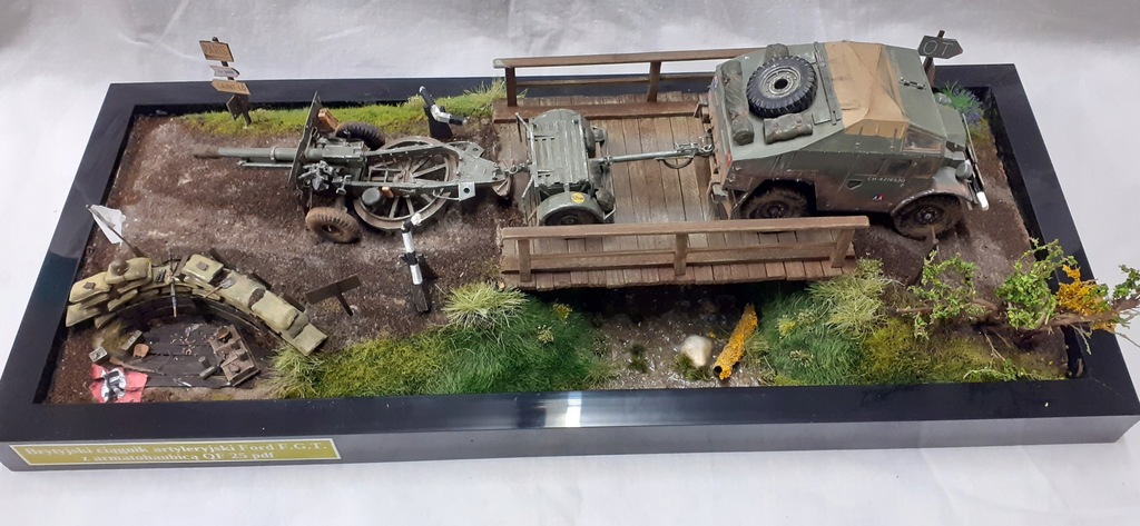 Diorama: Brytyjski ciągnik artyleryjski Ford F.G.T