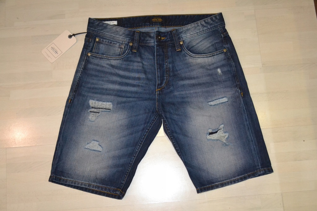 JACK&JONES NOWE JEANSOWE SPODENKI M