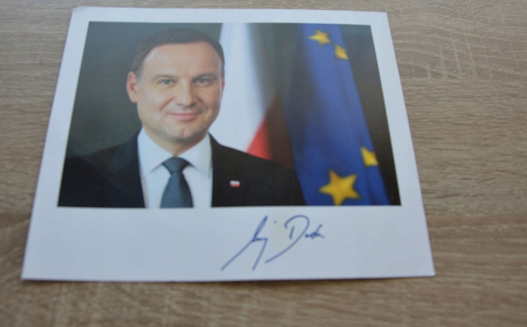 ANDRZEJ DUDA - PREZYDENT RP - AURTOGRAF