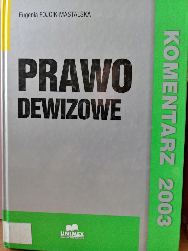 Prawo dewizowe - Fojcik