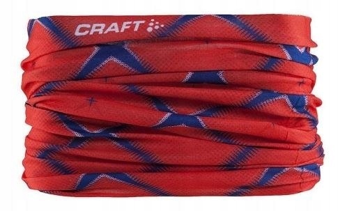 Craft Neck Tube XC Bandana Czerwono-Niebieska