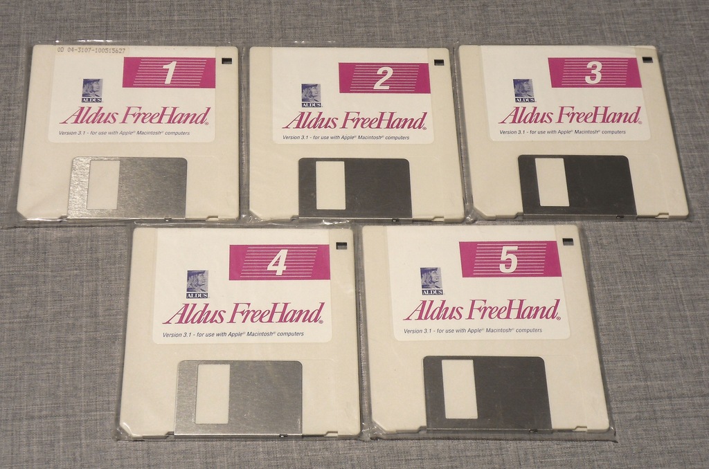 Aldus FreeHand 3.1 - Apple Macinstosh - 5x3.5''
