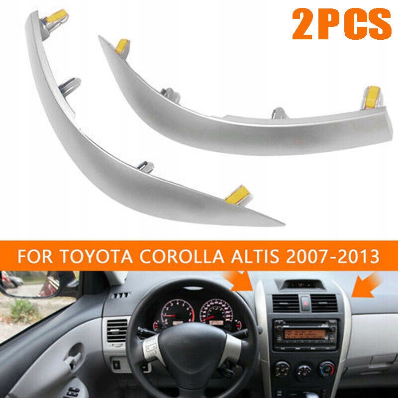 dla Toyota Corolla 2009-13 Listwy ozdobne panelu wylotowego klimatyzacji, ś