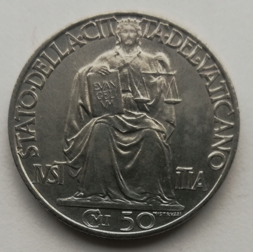 Watykan 1/2 lira 1942