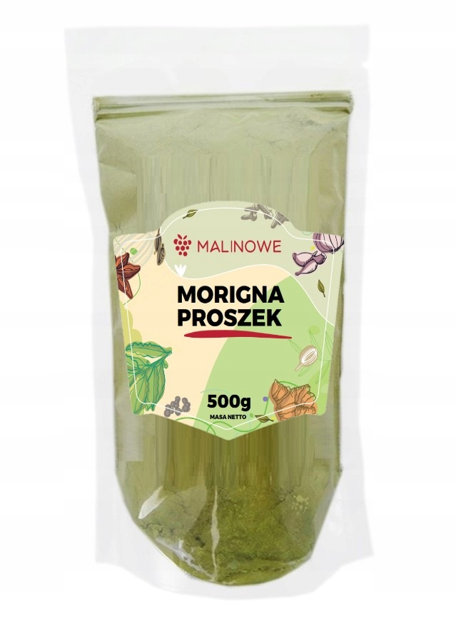 Moringa w proszku 500g sproszkowany liść moringii