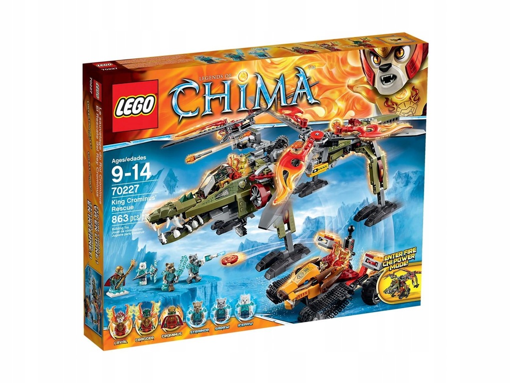 LEGO 70227 Legends of Chima - Ucieczka króla Crominusa