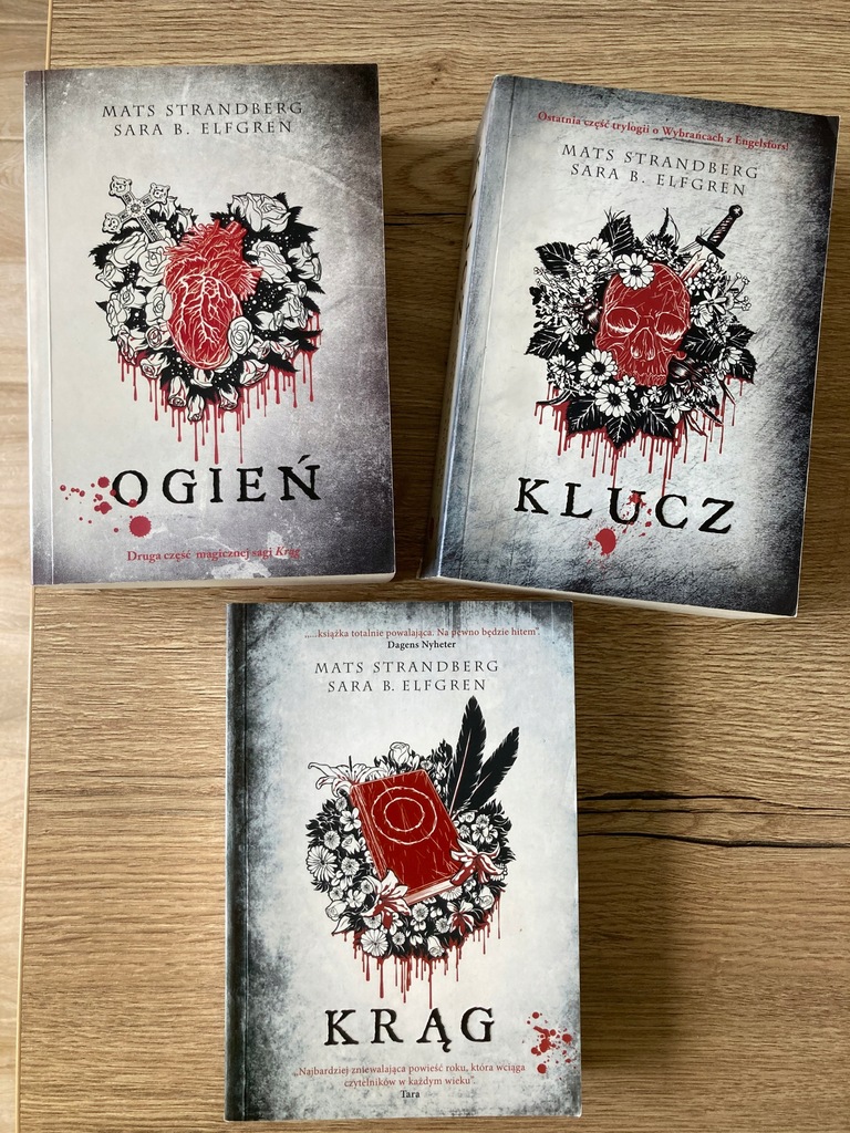 Krąg, Ogień, Klucz, Elfgren Sara, Mats Strandberg