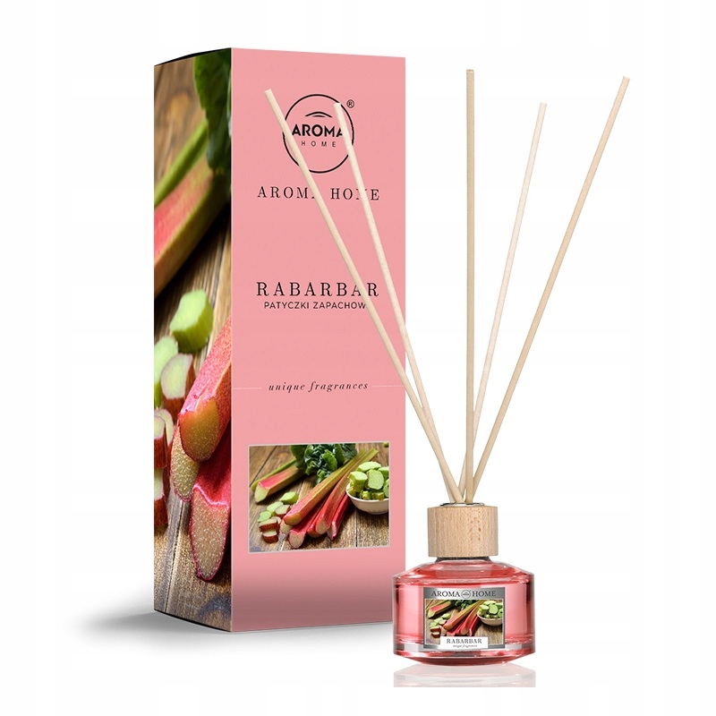 Aroma Home Unique Fragrances patyczki zapachowe Rabarbar 50ml