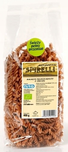 Makaron orkiszowy świderki BIO Niro 400 g