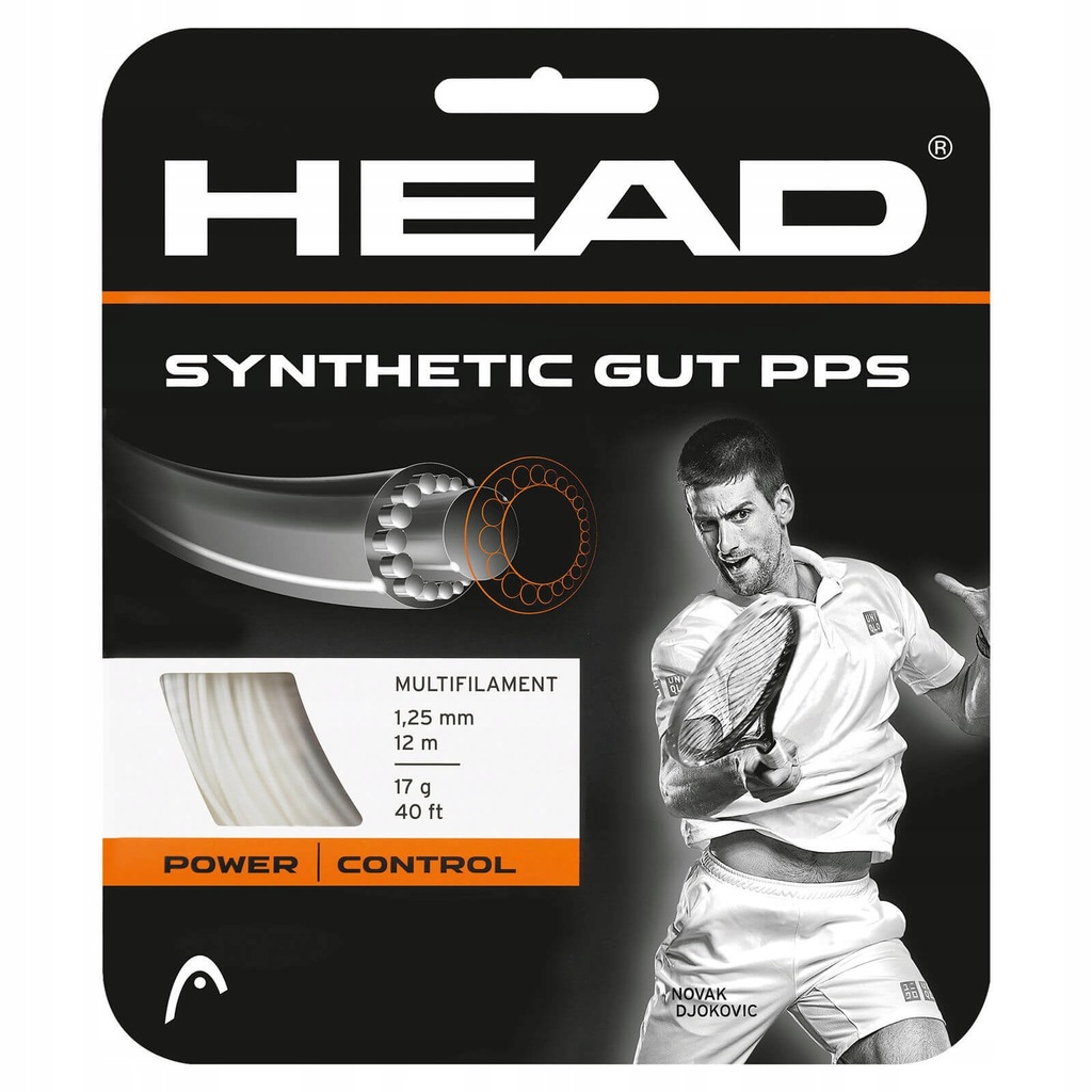 Купить Теннисные струны HEAD Synthetic Gut PPS, черные 1,25: отзывы, фото, характеристики в интерне-магазине Aredi.ru
