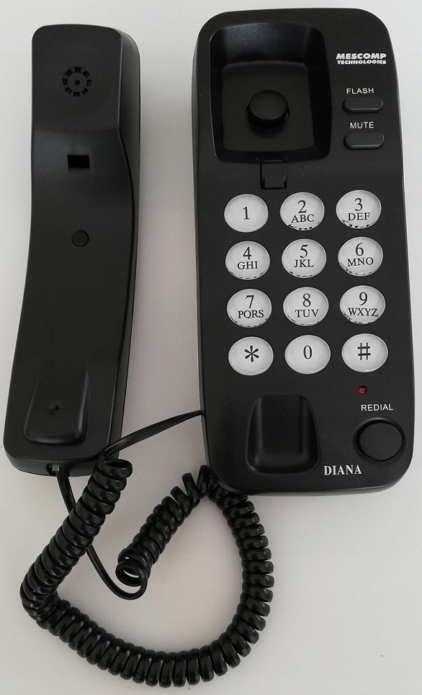 Купить ДИАНА МТ-518 проводной стационарный телефон черного цвета: отзывы, фото, характеристики в интерне-магазине Aredi.ru