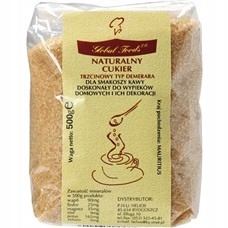 Cukier trzcinowy Demerara 500 g (GLOBAL FOODS) GLO
