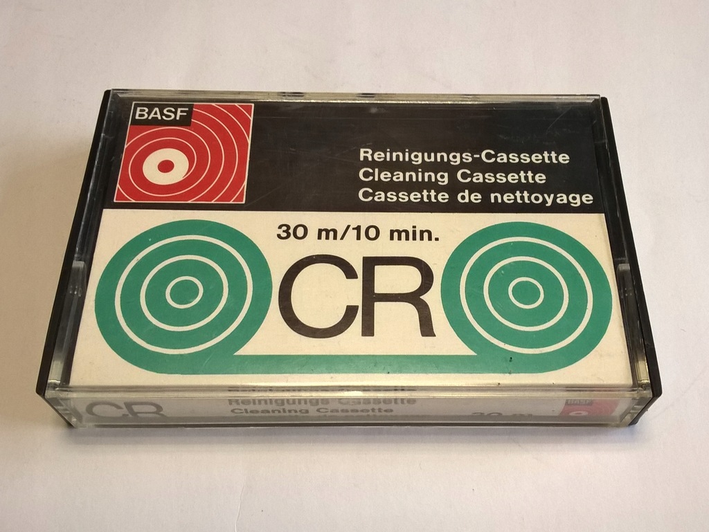 Kaseta Compact Cassette czyszcząca BASF