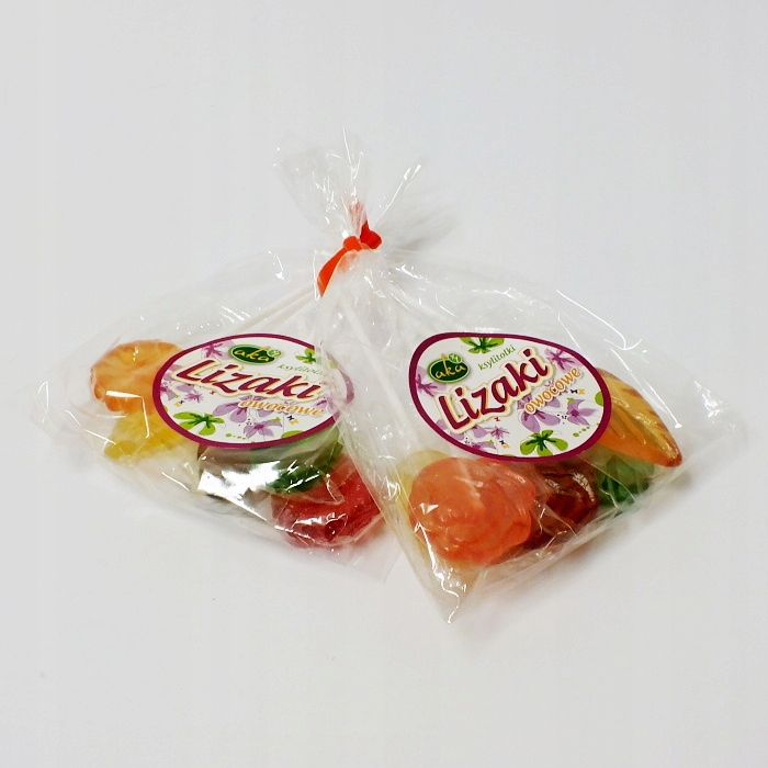 Lizaki owocowe z ksylitolem bez cukru 10g*5szt AKA ____________
