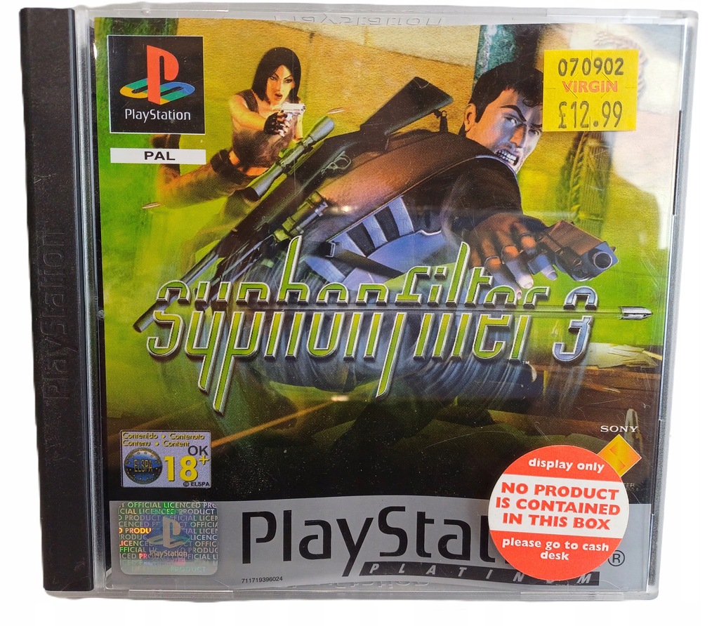 Syphon Filter 3 ANG PSX KOMPLET