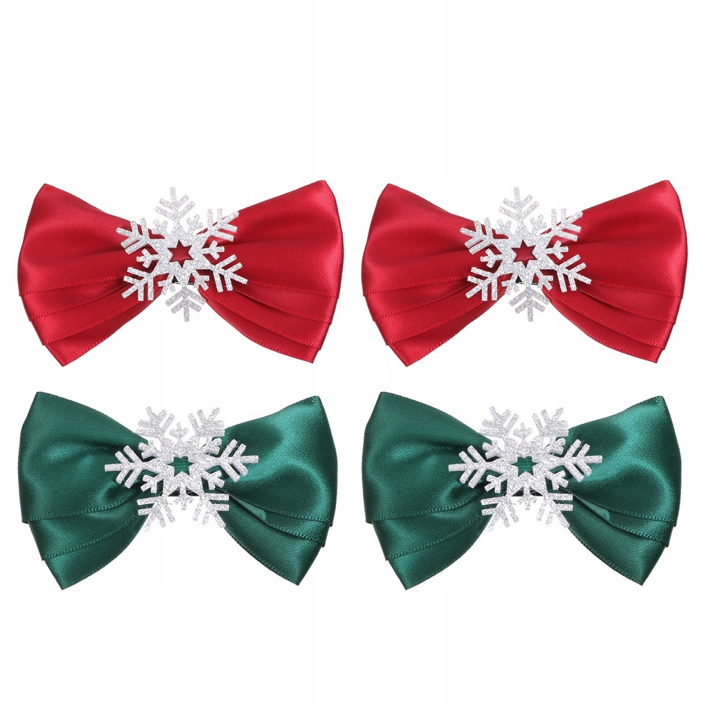 Christmas Snowflake Hairpins Red Hair Clip Child