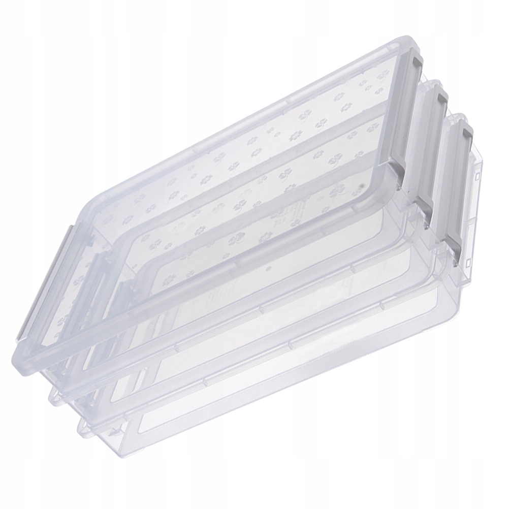 Multilayers Transparent Storage Box Clear Plastic