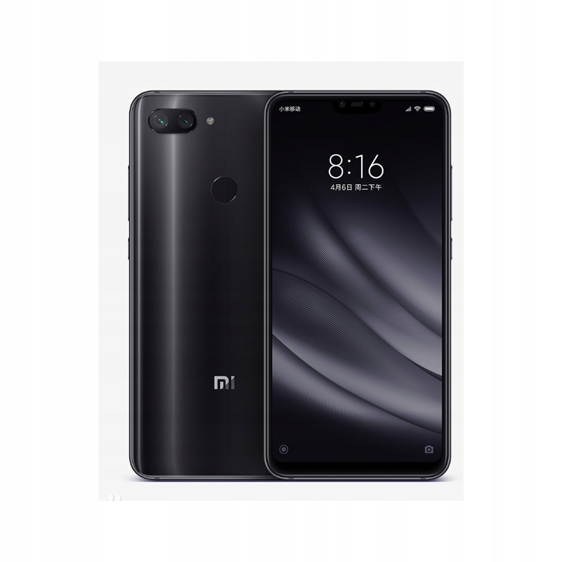 smartfon xiaomi 8 6/128GB Lite czarny