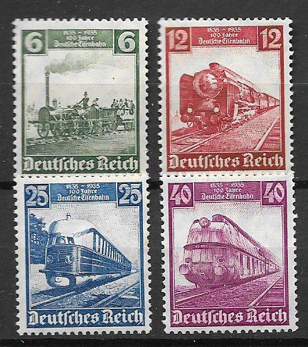 Deutches Reich 580-83 - kolej