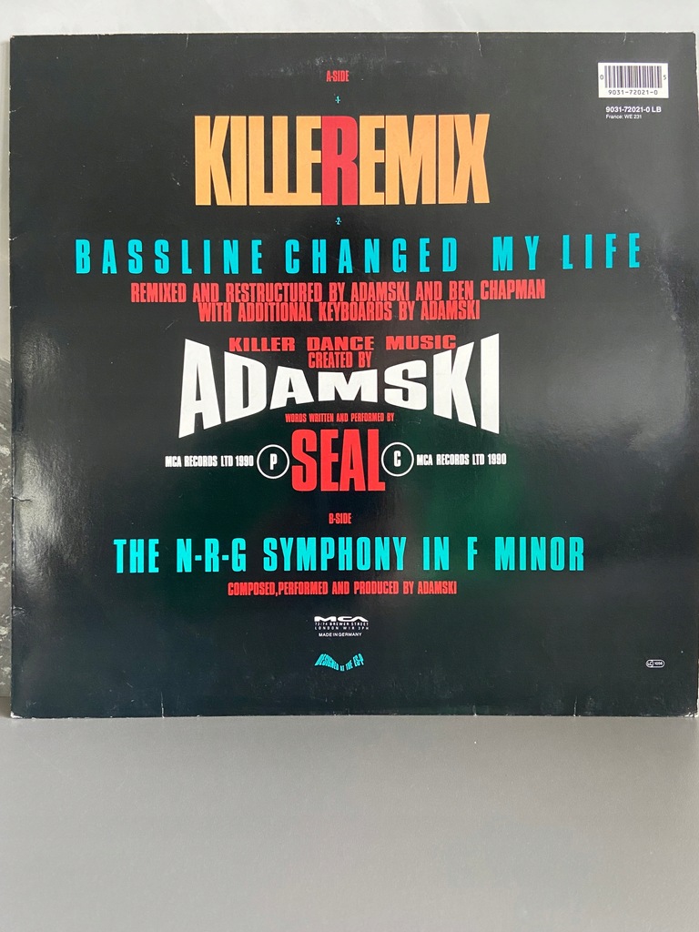 Купить Адамски - Killeremix 1990: отзывы, фото, характеристики в интерне-магазине Aredi.ru