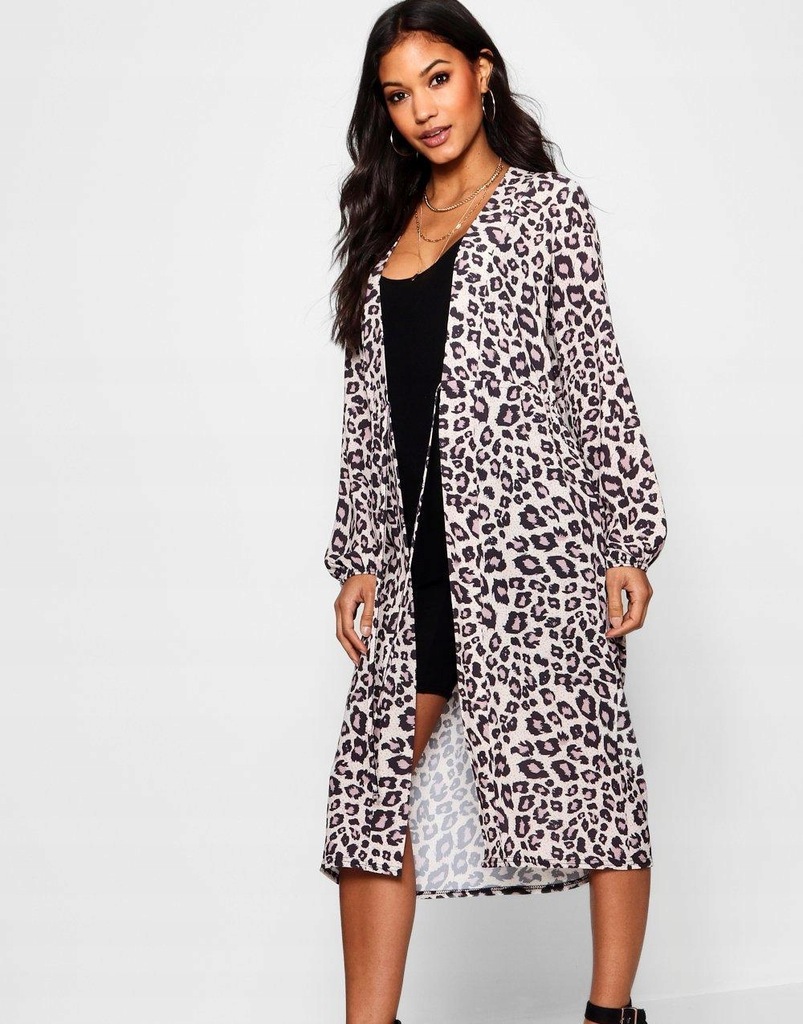 Z0D101*BOOHOO KIMONO NARZUTKA LEOPARD 40 A00