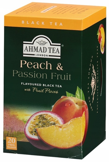 AHMAD Tea Peach & Passion Fruit herbata 20 szt