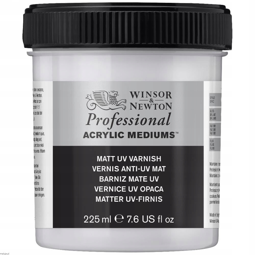 Werniks Akrylowy Matt UV - W&N - matowy, 450 ml