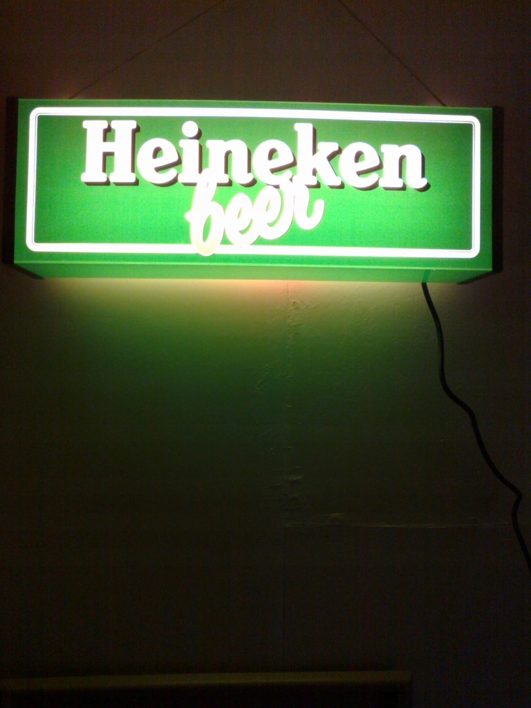 HEINEKEN - neon - baner- reklama.