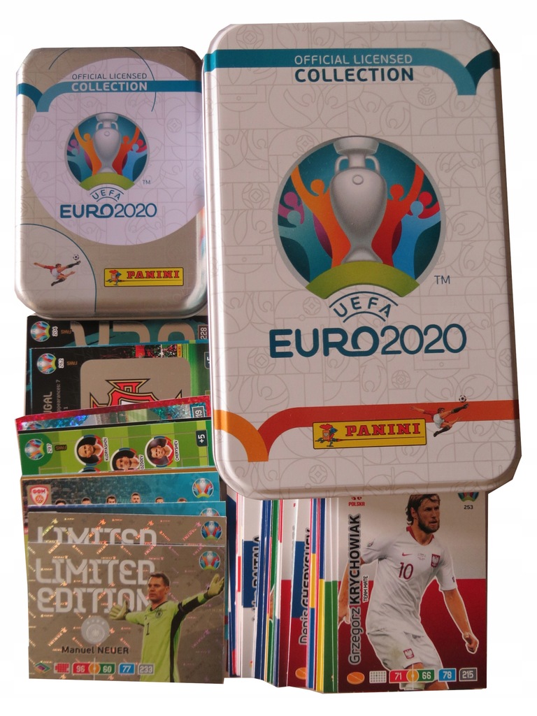 Купить PANINI EURO 2020 2x CAN LIMITED RONALDO + КАРТЫ: отзывы, фото, характеристики в интерне-магазине Aredi.ru