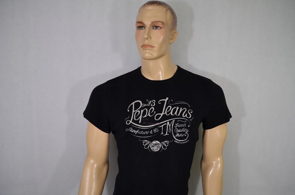 PEPE JEANS T-SHIRT KOSZULKA SLIM LOGO *L*