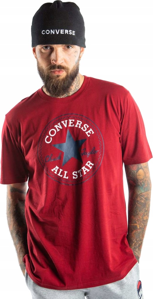 CONVERSE CHUCK PATCH TEE A21 B _S_ Męskie Koszulka