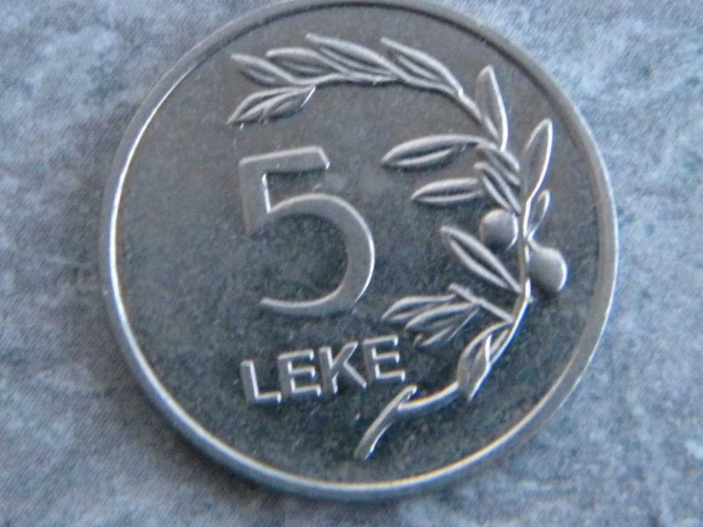 Albania 5 leków, 2014rok BCM (015)