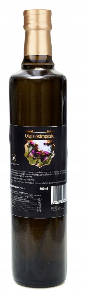 OLEJ Z OSTRPESTU ZIMNOTŁOCZONY NIERAFINOWANY 250ML