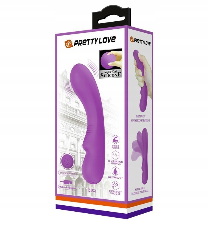 WIBRATOR KLASYCZNY MASAŻER SEX STYMULATOR 19CM USB