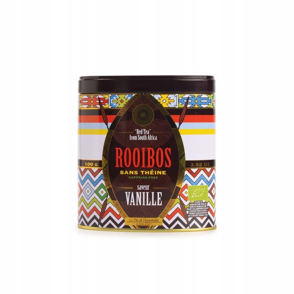 HERBATKA ROOIBOS WANILIA BIO 100 g - TERRE D'OC