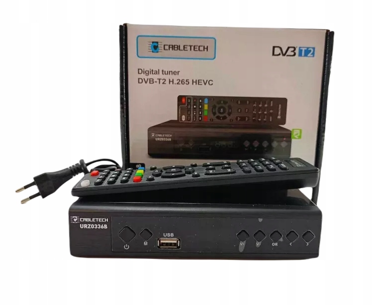 DEKODER DVBT2 CABLETECH URZ0336B GWARANCJA!