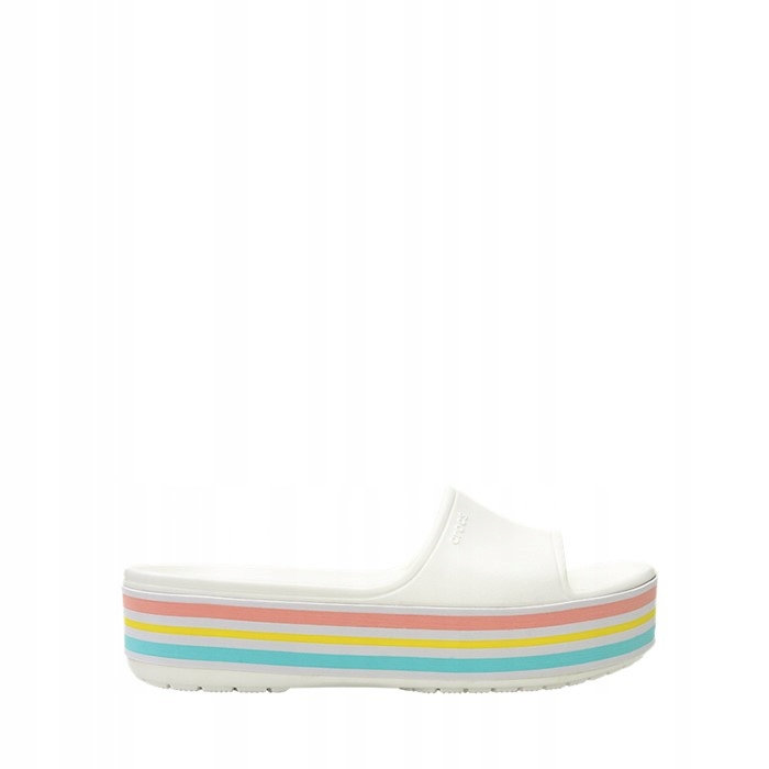 Crocs Platform Bld Color Slide 205693 WHITE 39,,5